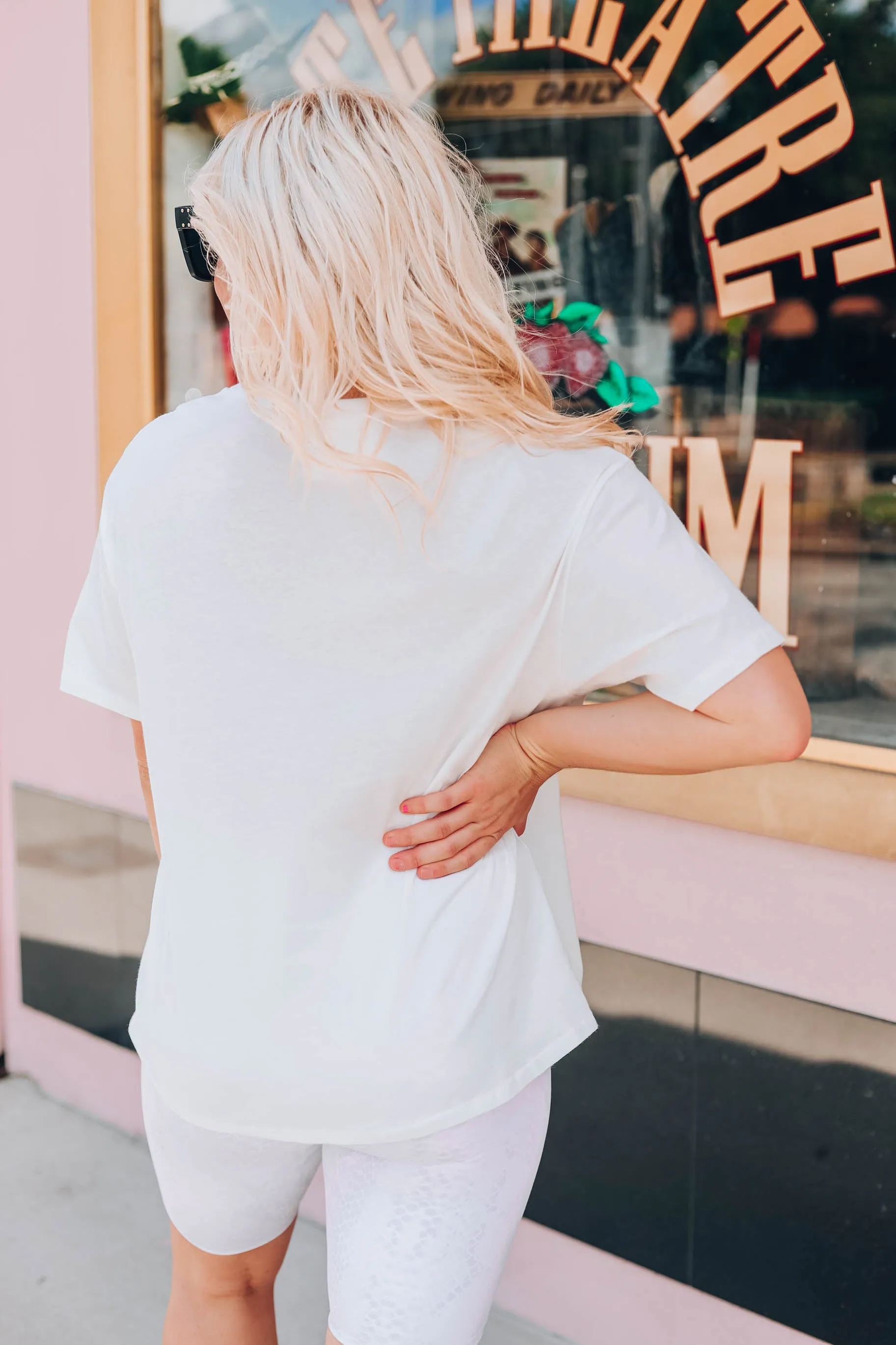 Artsy Studded Skull Tee - White