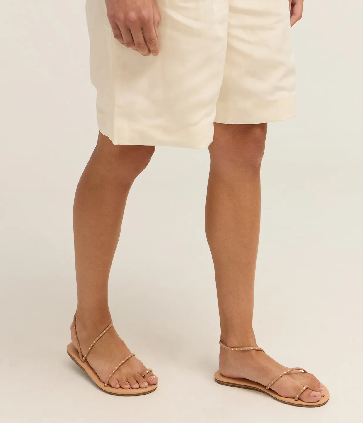 Astro Flat Sandal in Natural