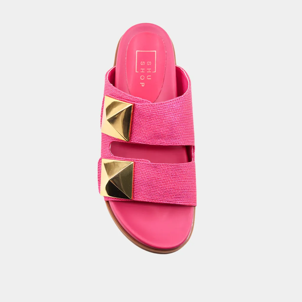 Bernarda Fuchsia Slide by SHU SHOP