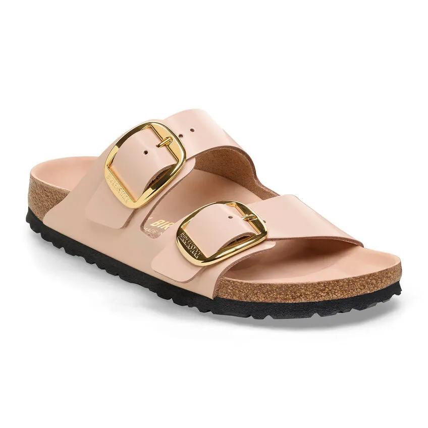 Birkenstock Arizona Big Buckle Natural Leather Patent Women's