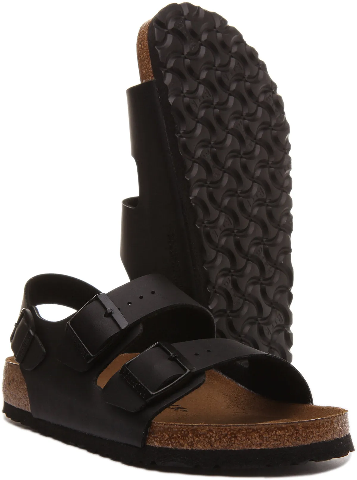 Birkenstock Milano In Black | Regular Fit