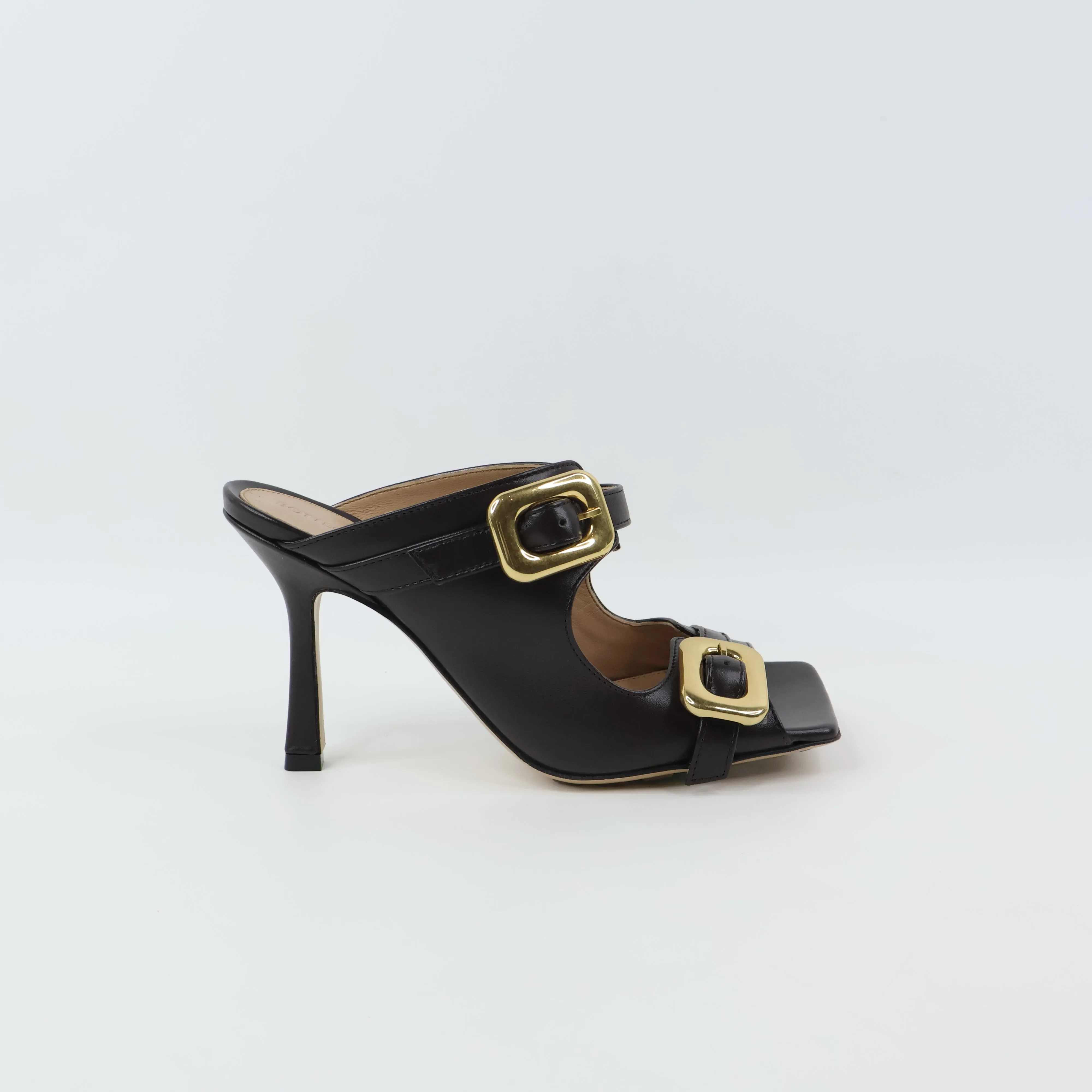 Bottega Veneta Stretch Buckle Mule Sandal 36