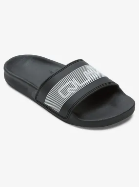 Boys 8-16 Rivi Wordmark Slide Sandals - Black 2