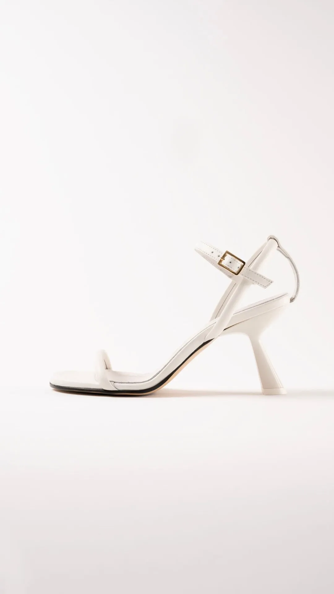 CAROLINA - White Leather Sandals