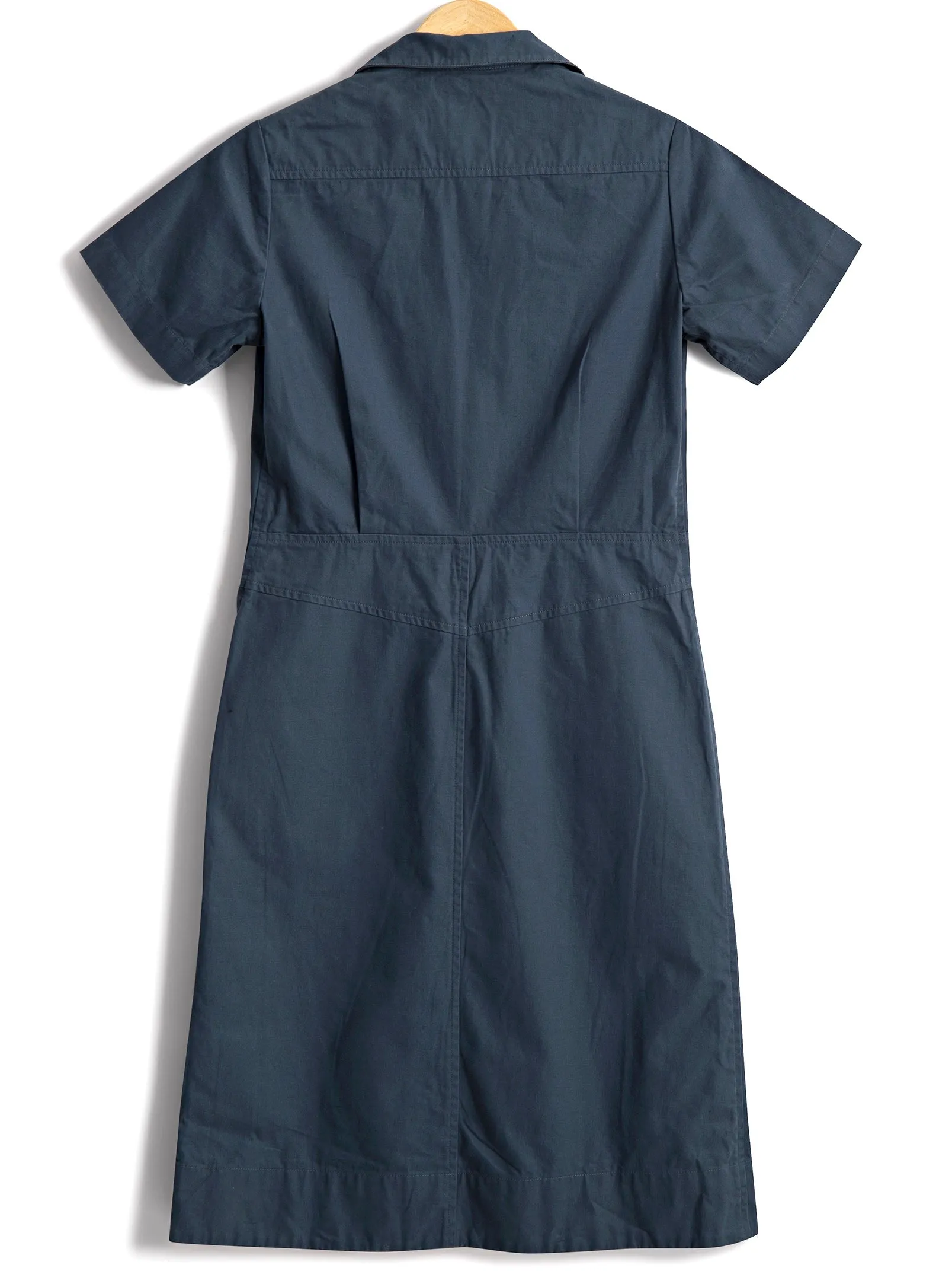 Classic Safari Dress in Dutch Blue