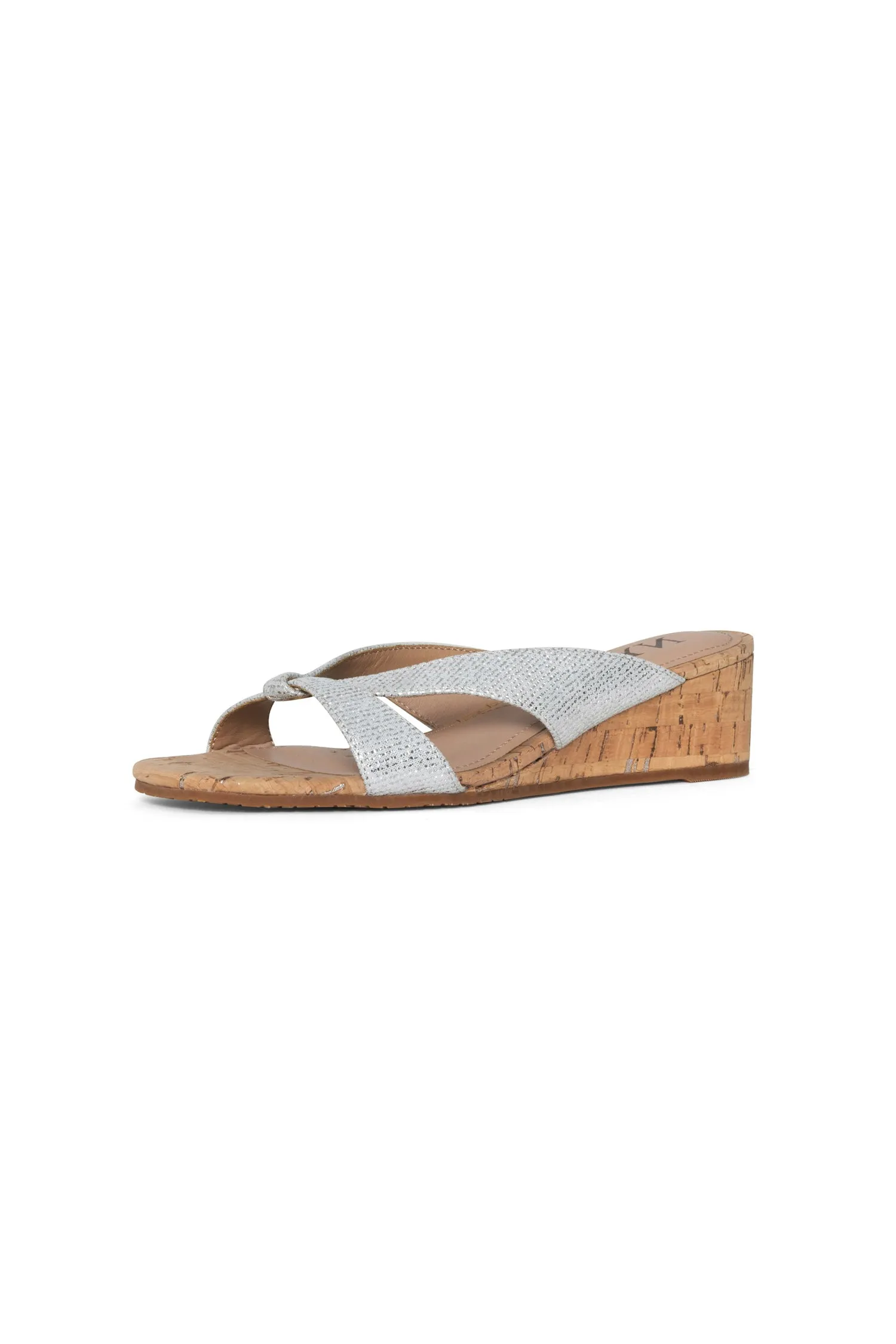 Contessa Wedge Sandals - Silver