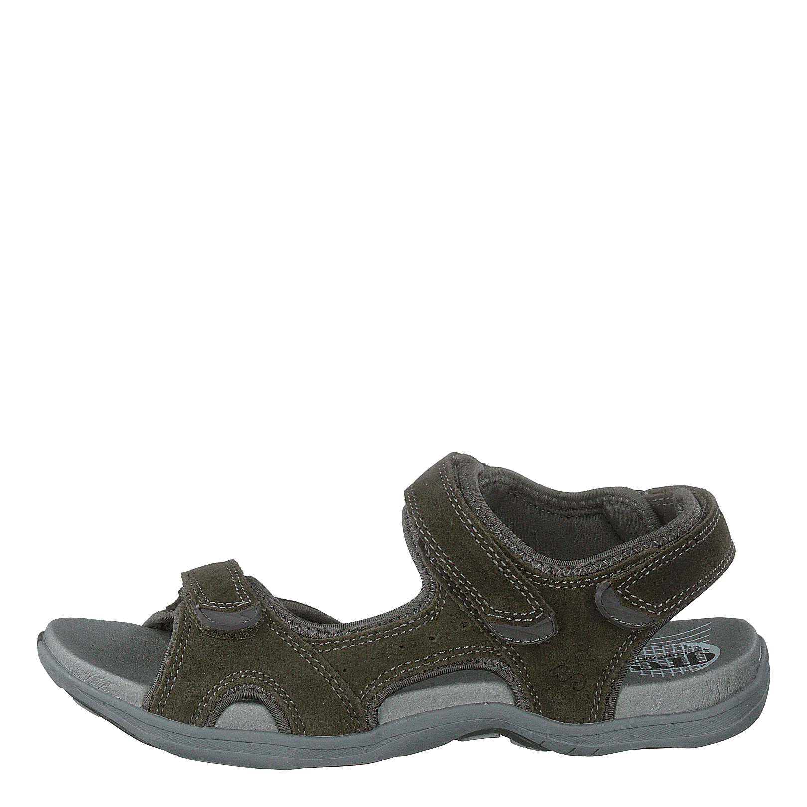 Corsica Sandal W. Velcro Strap Olive