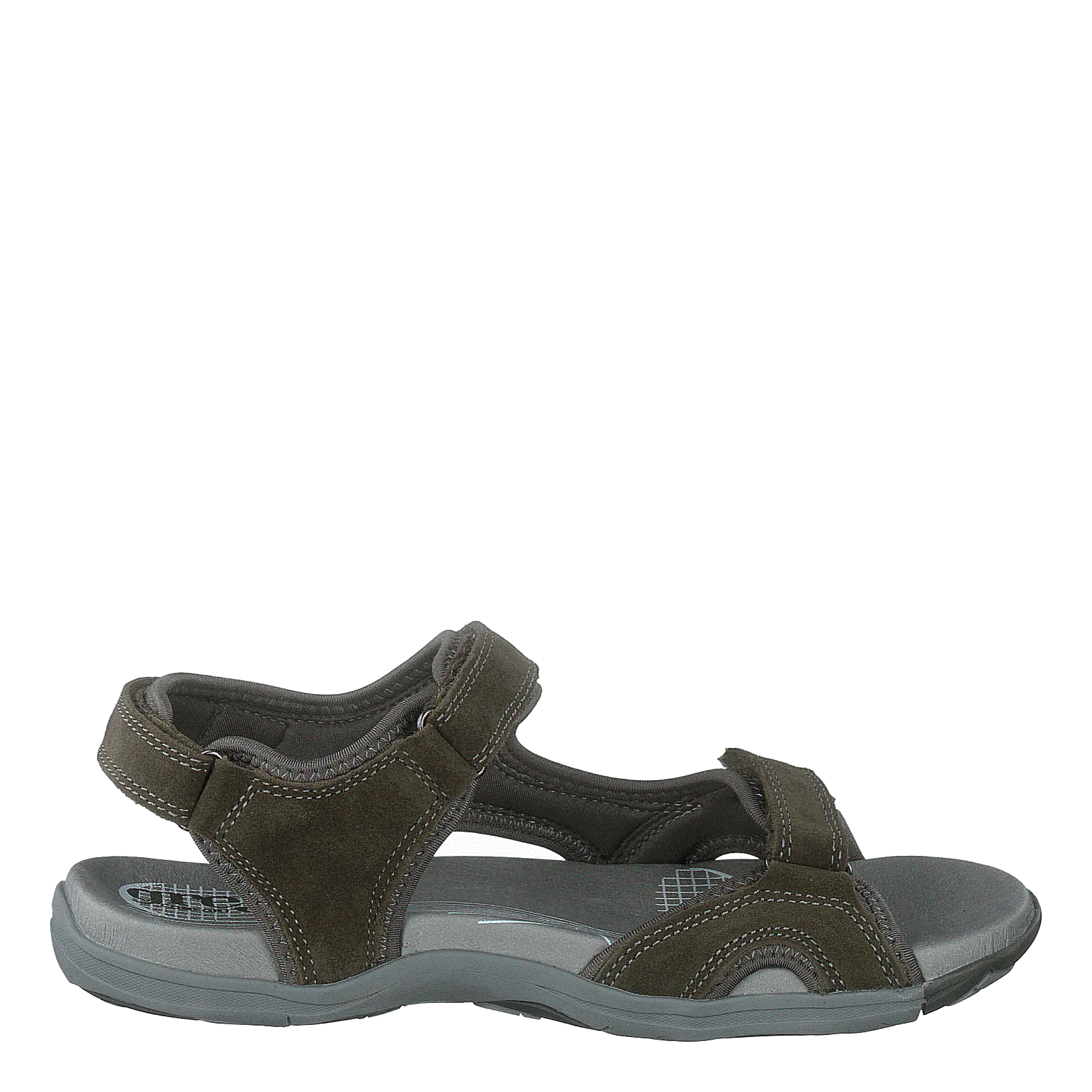 Corsica Sandal W. Velcro Strap Olive