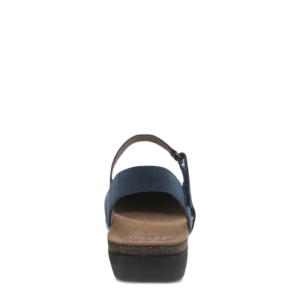 Dansko Women's Rowan Closed Toe Sandal in Navy