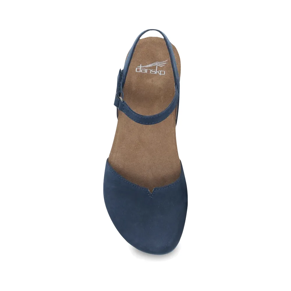 Dansko Women's Rowan Closed Toe Sandal in Navy