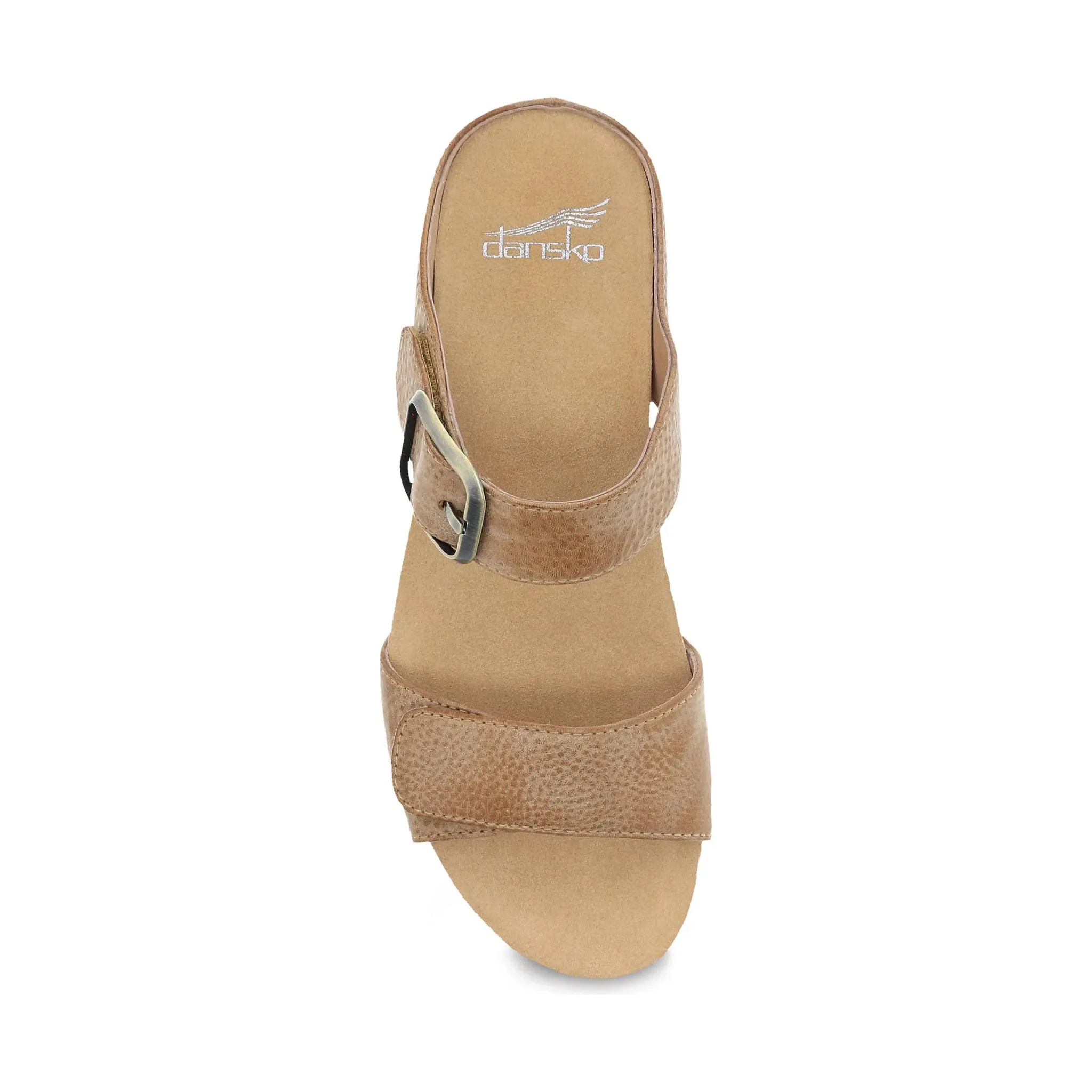 Dansko Women's Tanya Sandal - Tan Milled Burnished