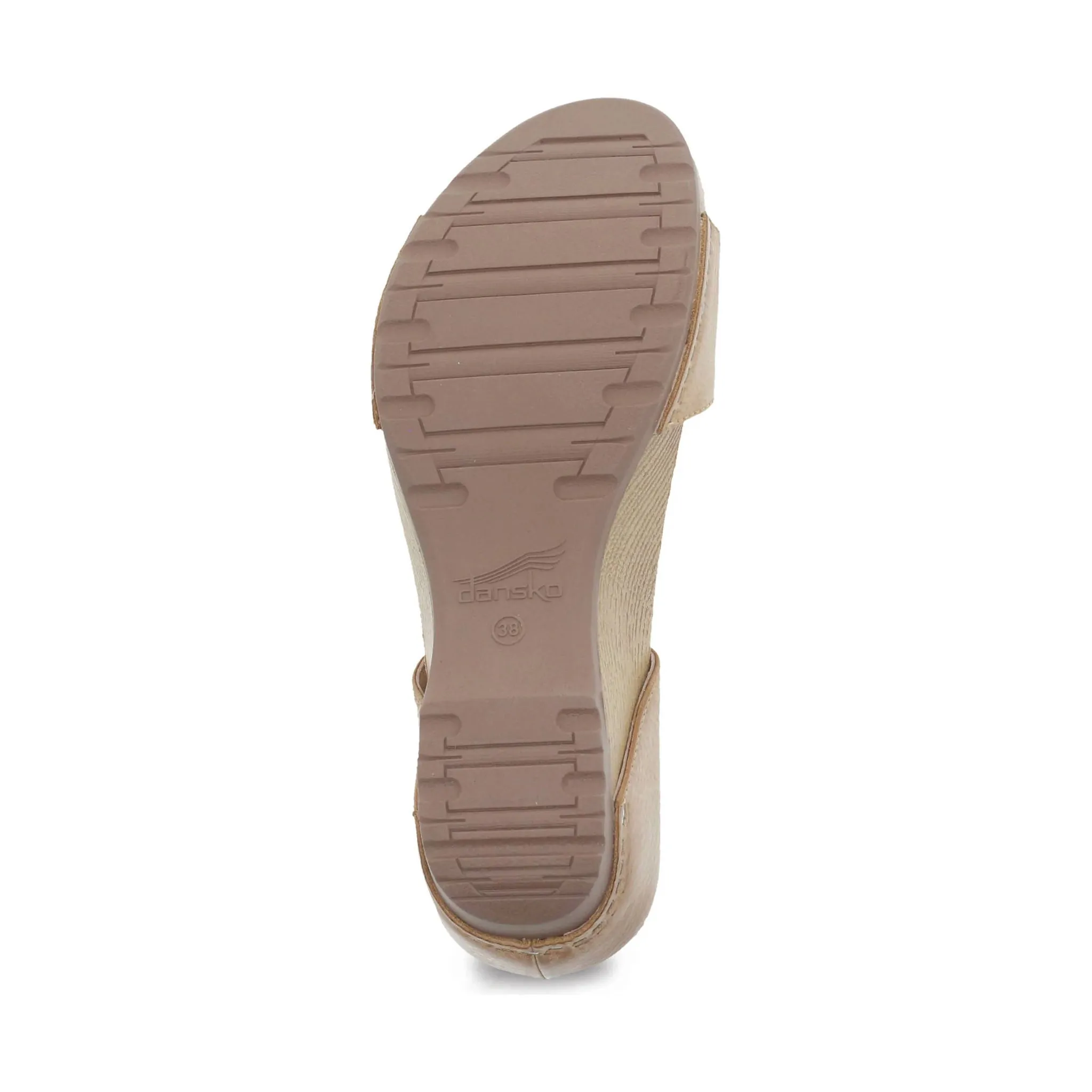 Dansko Women's Tanya Sandal - Tan Milled Burnished