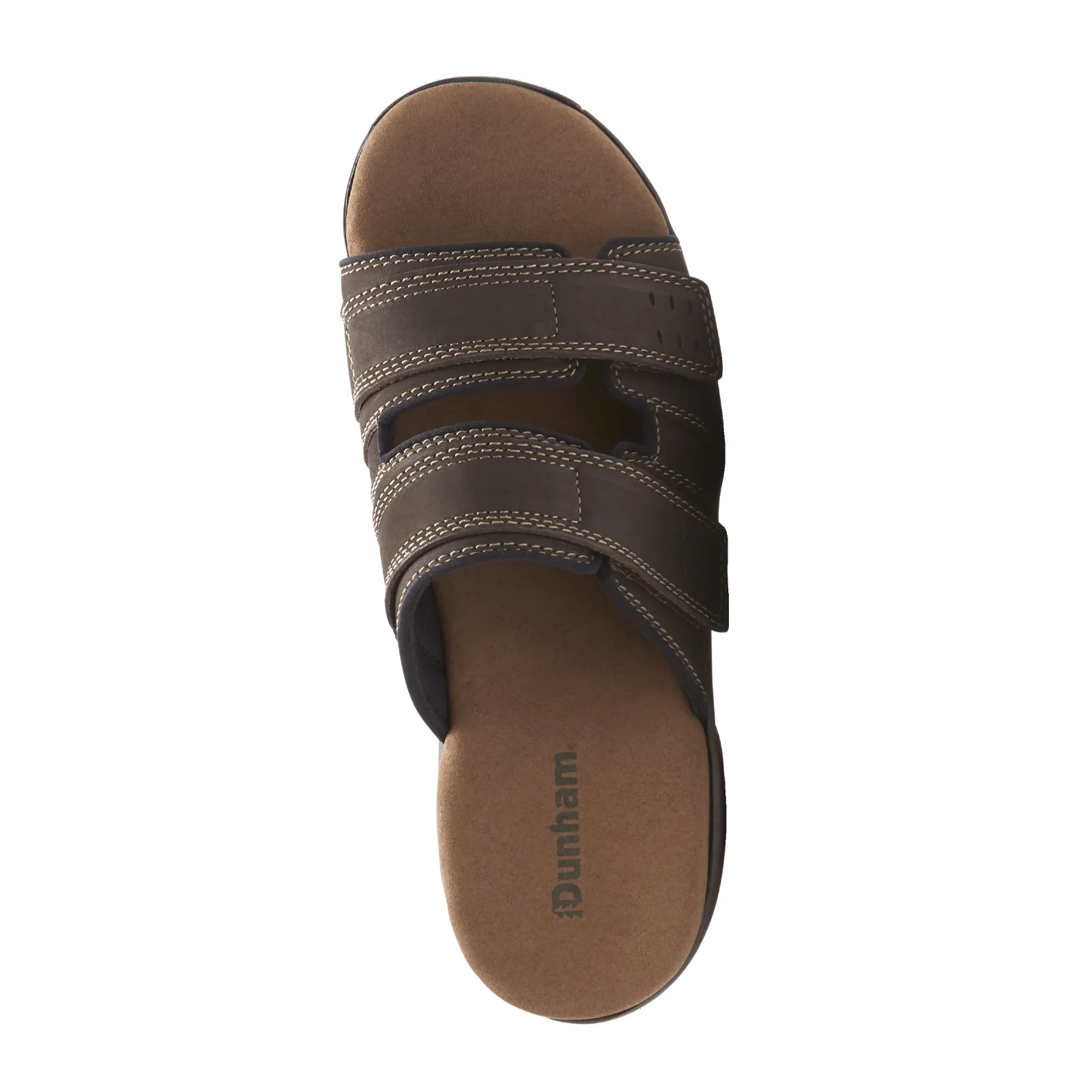 Dunham Newport Slide Sandal (Men) - Dark Brown