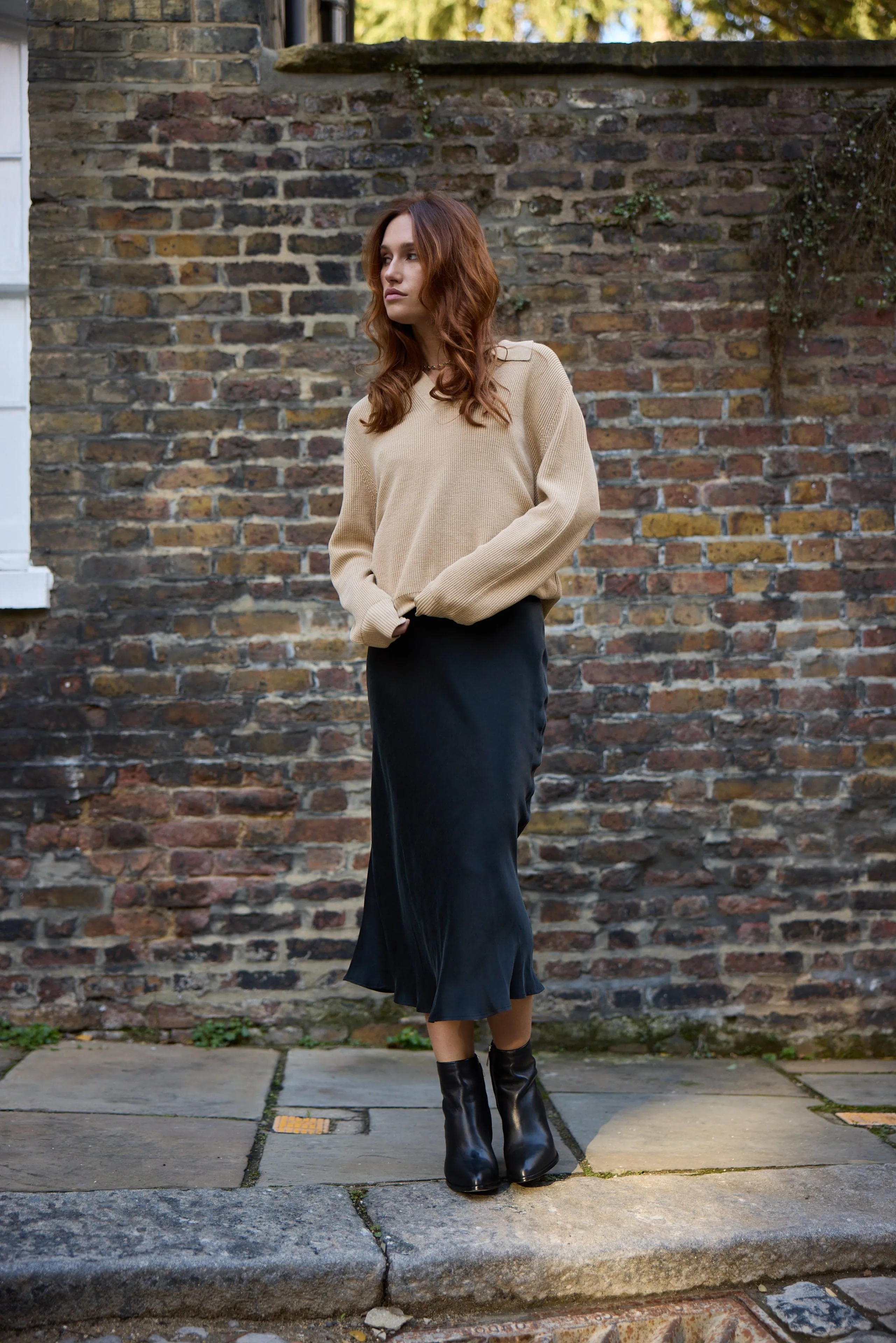 Effortless Silk Skirt