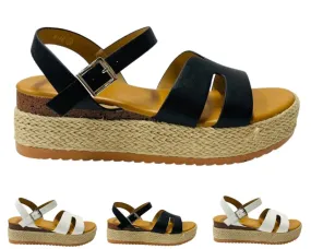 Espadrille Wedge Platform Sandals