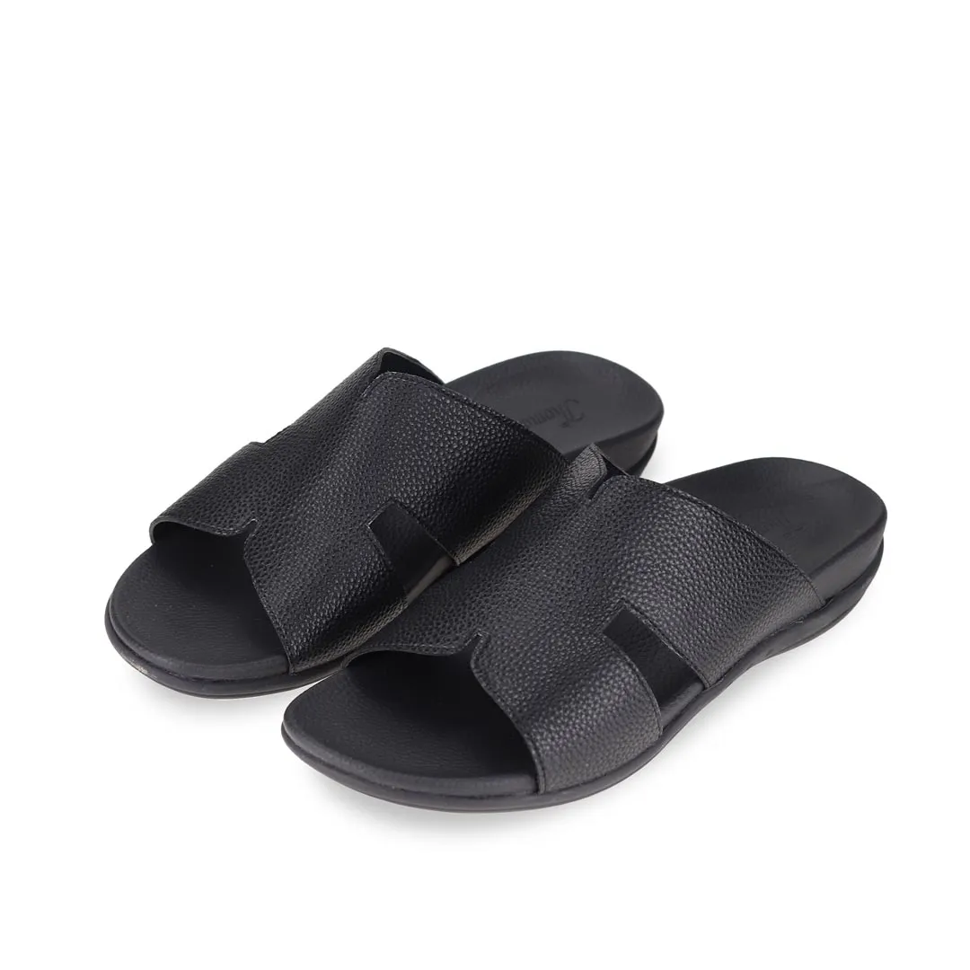 [Extra 20% off at cart] Men Classic H-Strap Leather Sandals