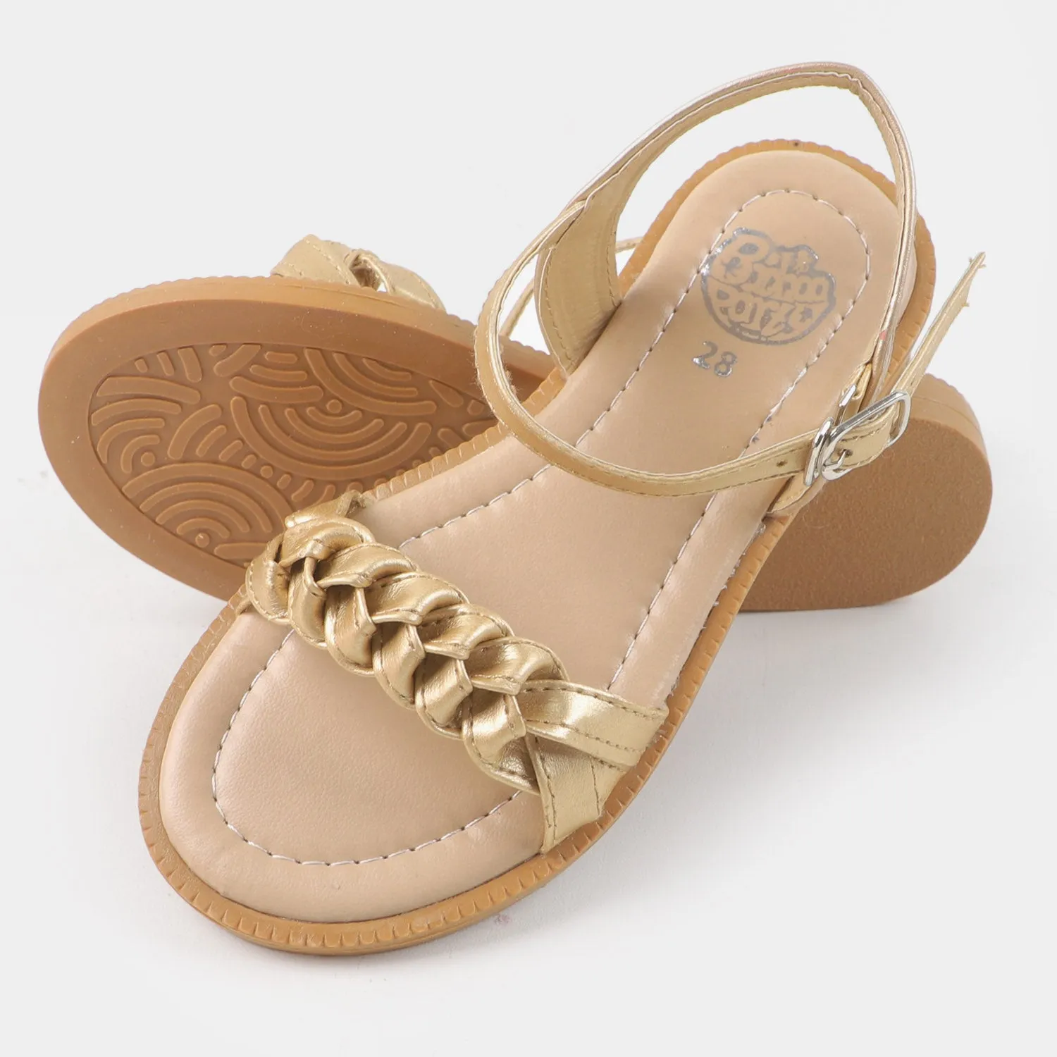 Girls Sandal 456-3 - Gold