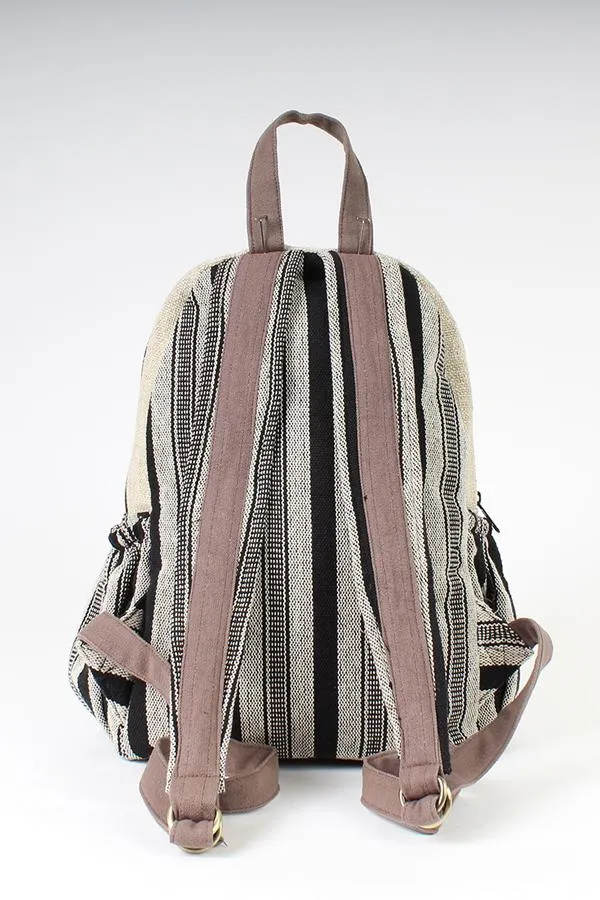 Hemp Rustic Stripe Backpack