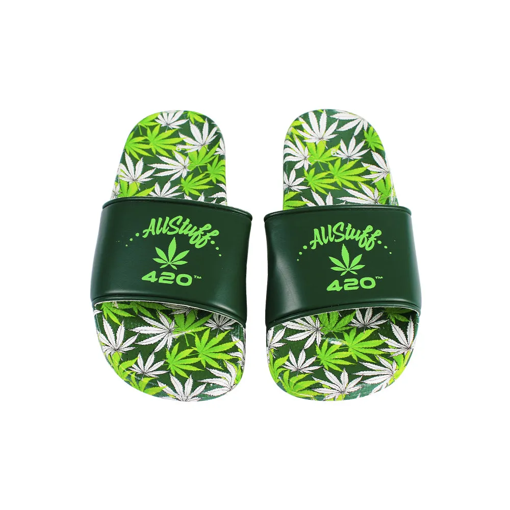 Himpy Slides - Mens Bubba Green Sandal - 1 Pair Per Pack