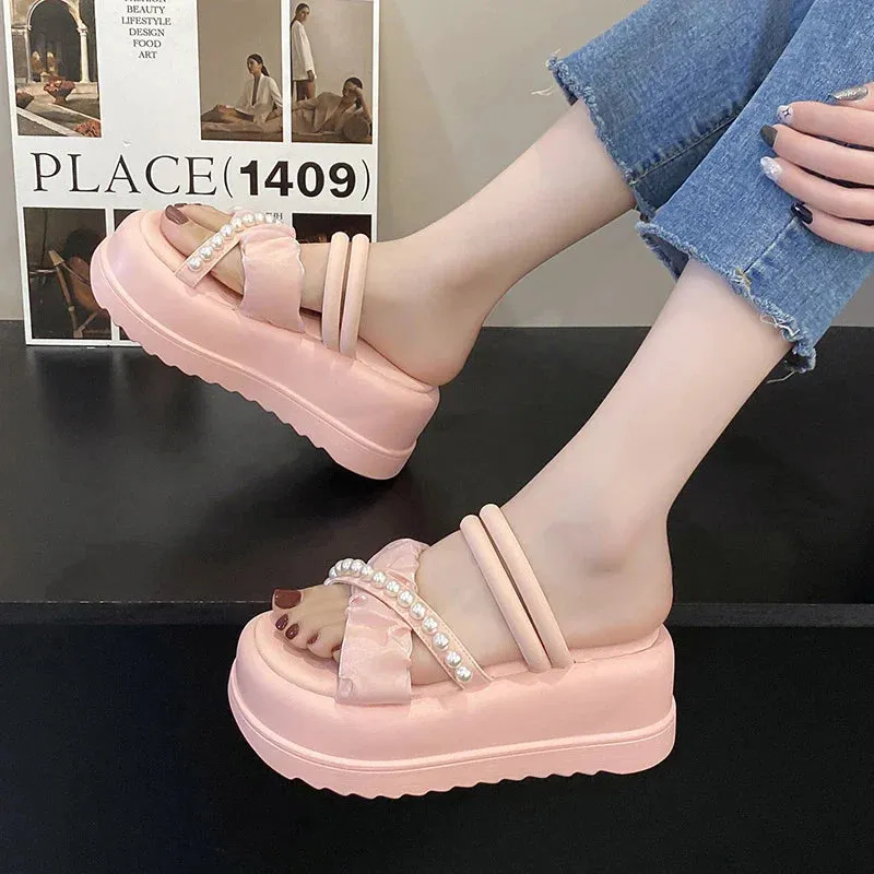 Joskaa 2024 New Chunky Platform Sandals