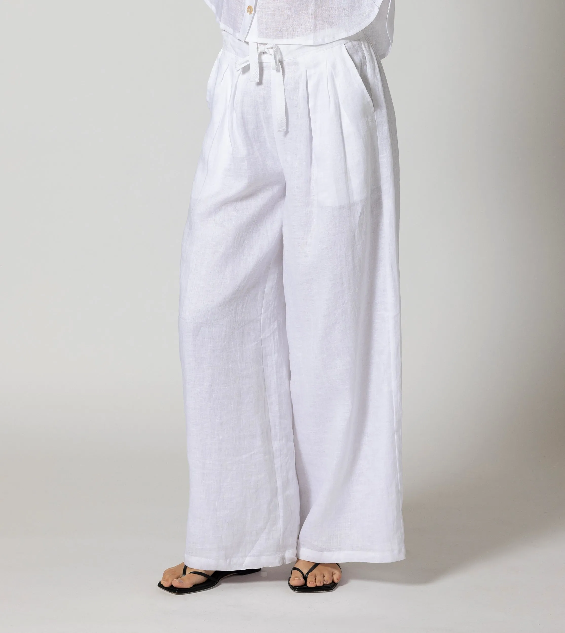 Lovina Pant | Ivory