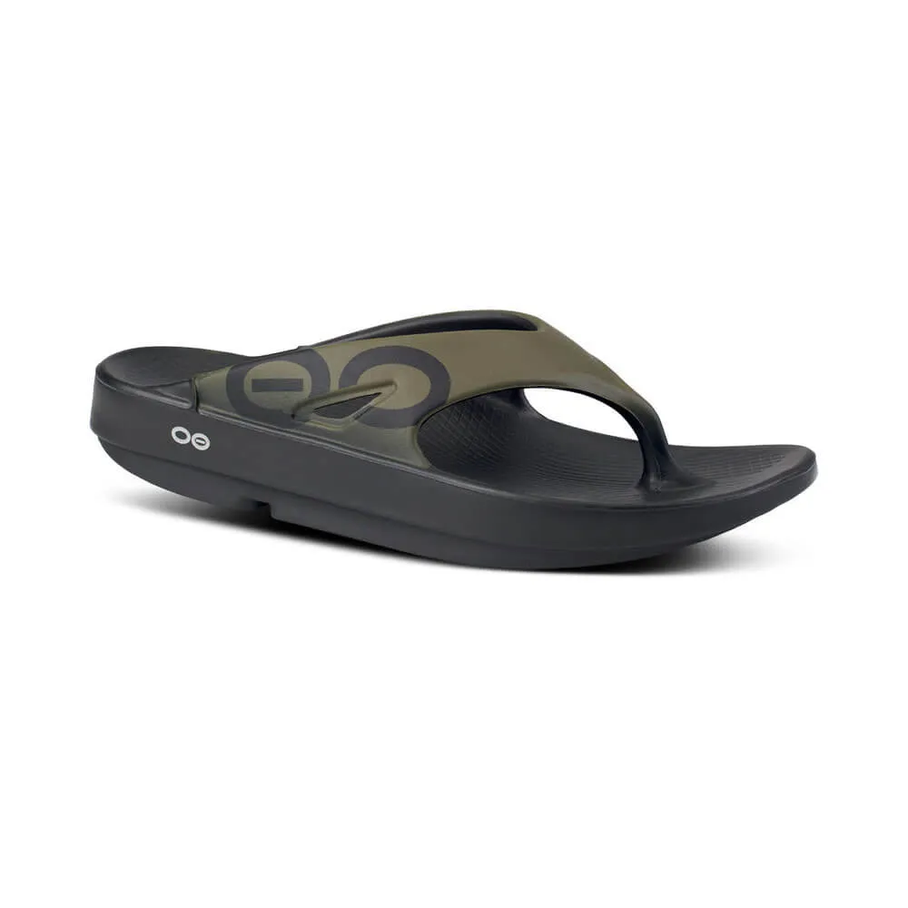 Ofoos Unisex OOriginal Sport Thong Sandals - Tactical Green