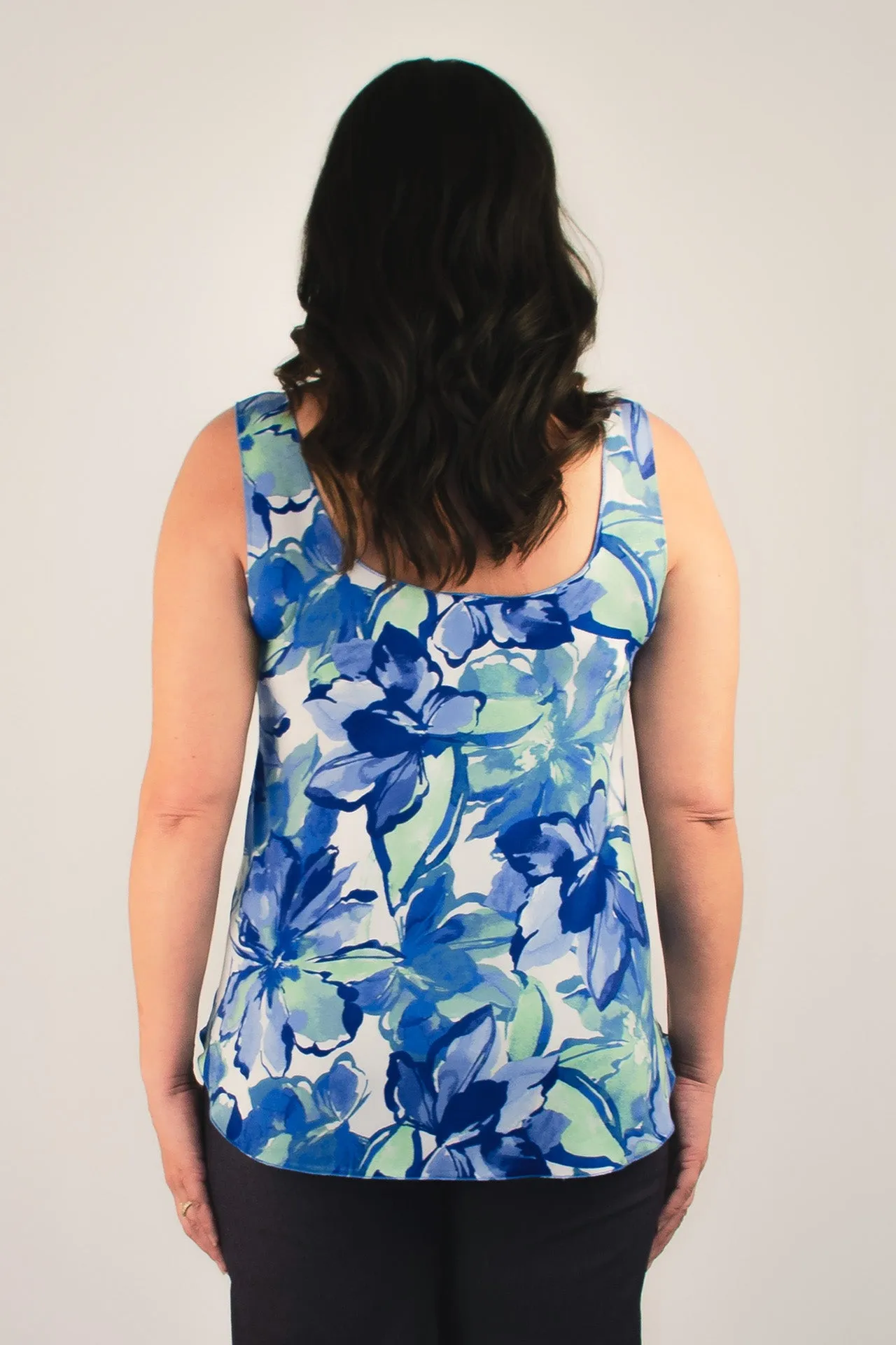 Pacific Print Jersey Singlet Top