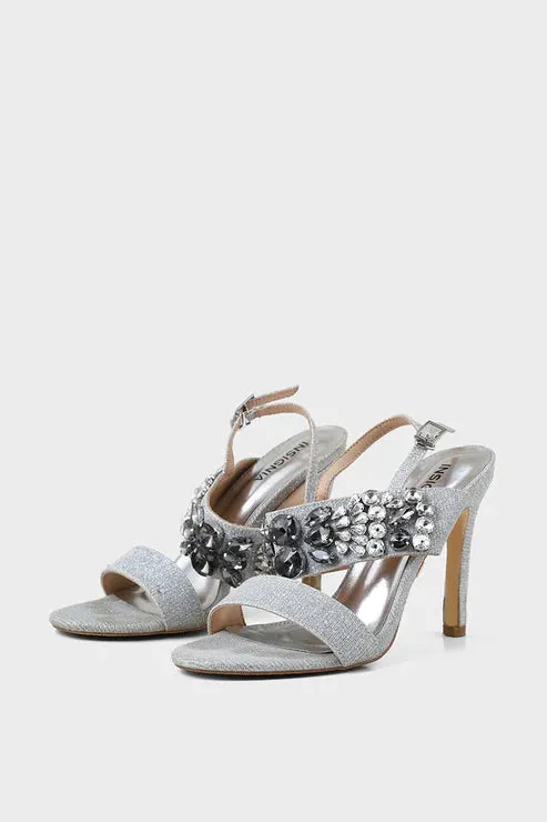 Party Wear Sandal I23711-SILVER