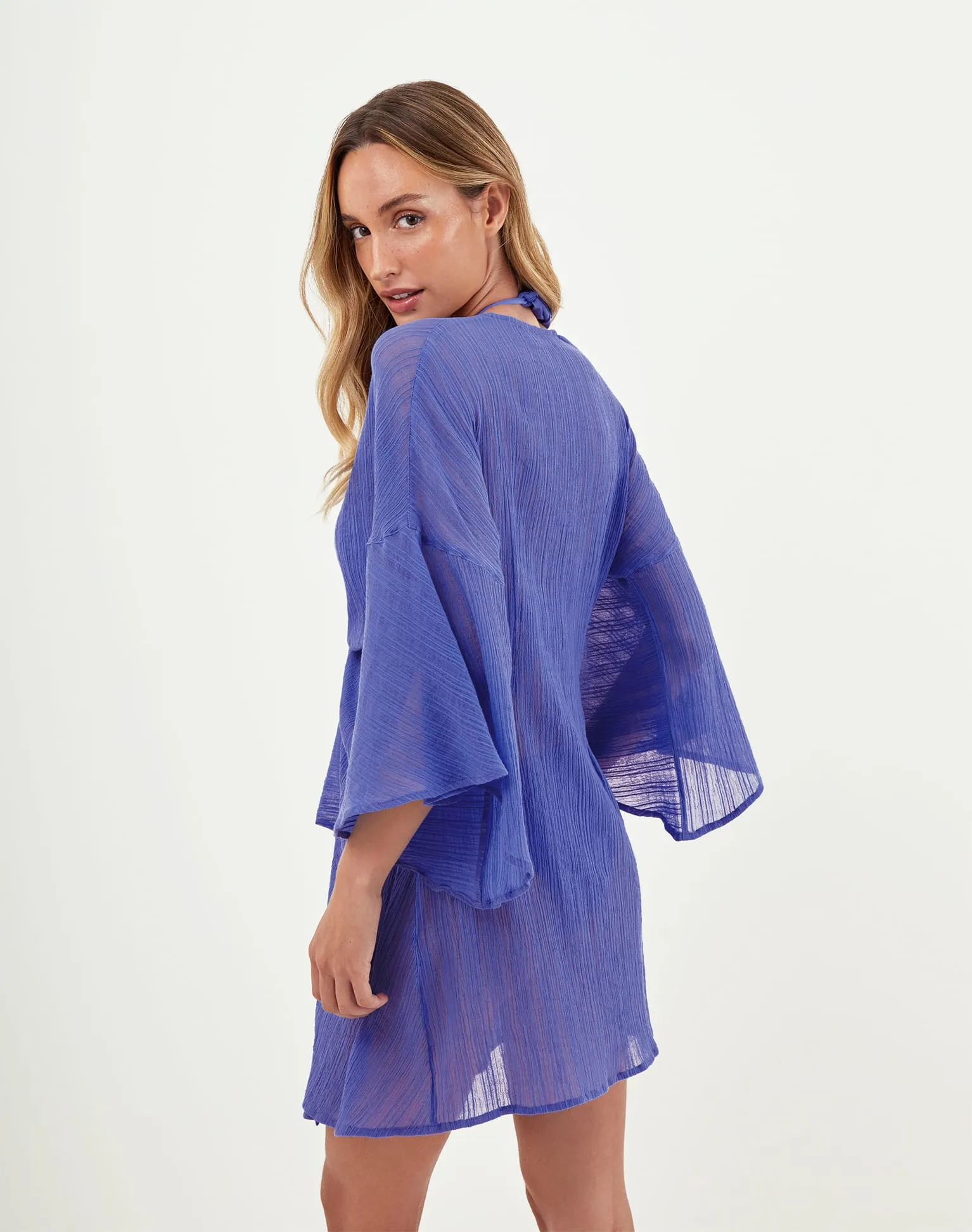 Perola Knot Short Cover Up - Ethereal