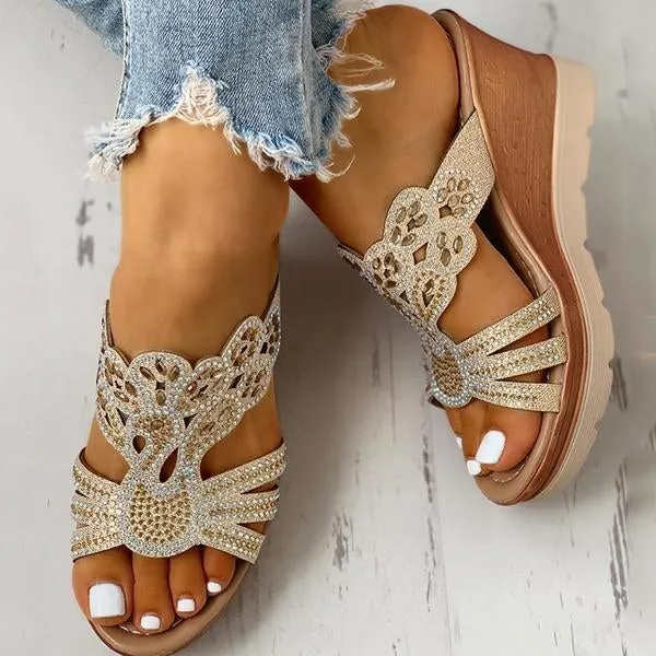 platform wedge casual sandals