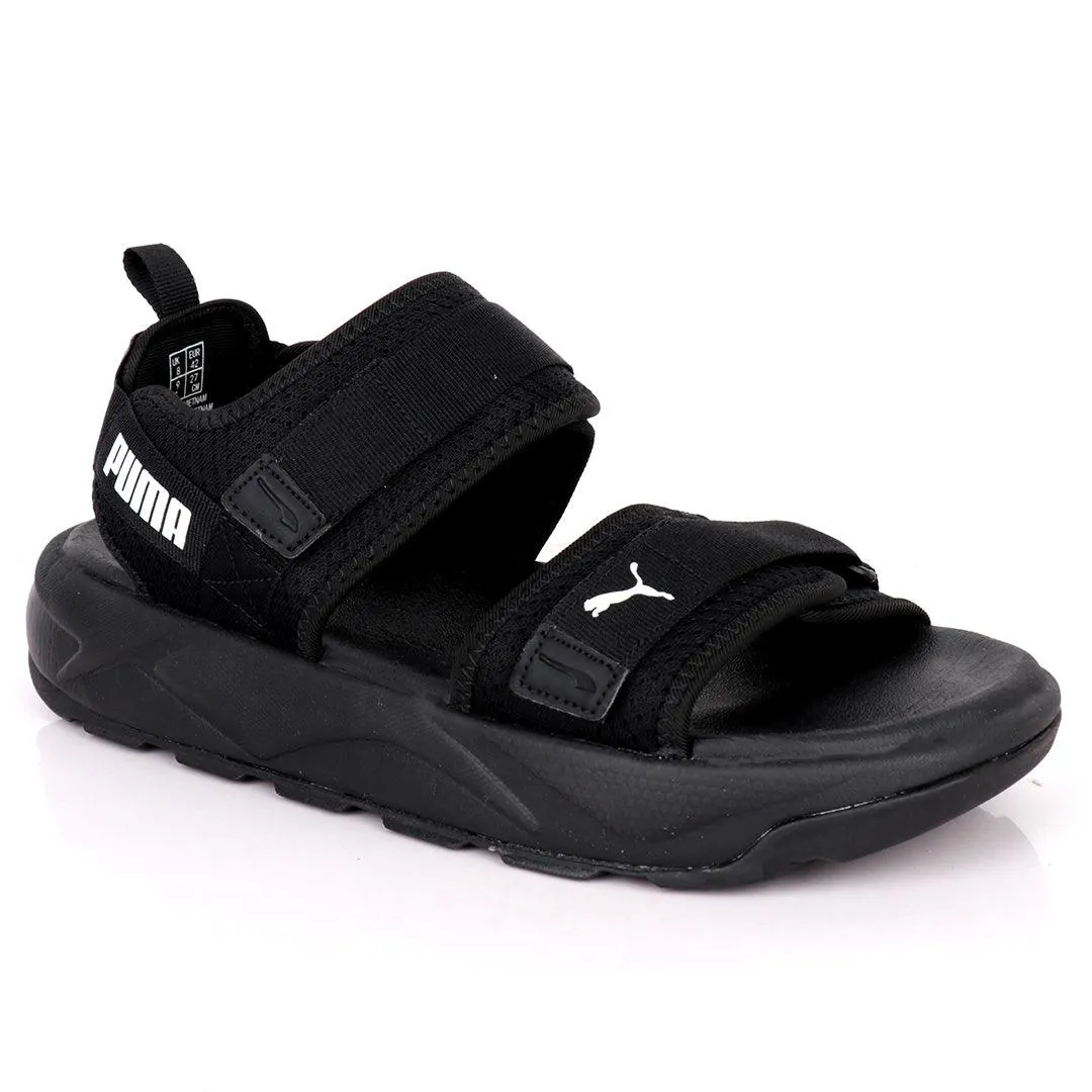 PU Rs Future Rider Sandals Iri Full Black Designed