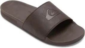 Quiksilver Rivi Nubuck - Slider Sandals for Men - Slider Sandals - Men - 47 - Brown