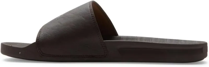 Quiksilver Rivi Nubuck - Slider Sandals for Men - Slider Sandals - Men - 47 - Brown