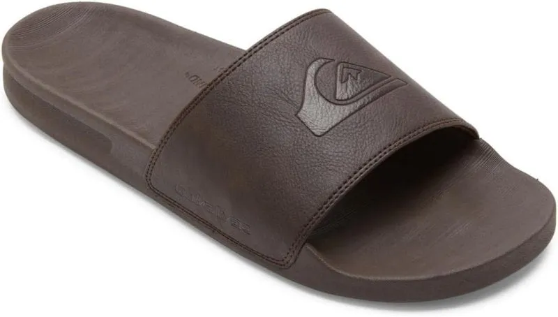 Quiksilver Rivi Nubuck - Slider Sandals for Men - Slider Sandals - Men - 47 - Brown