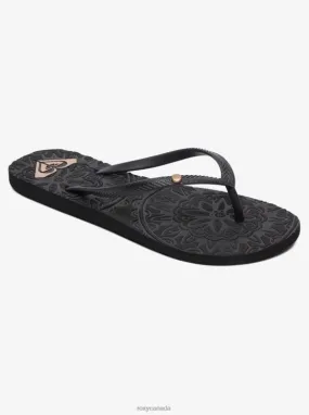 Roxy Antilles sandal arjl100866blk black