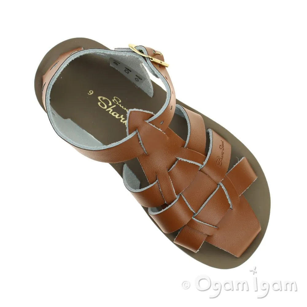 Salt-Water Shark Boys Girls Tan Sandal