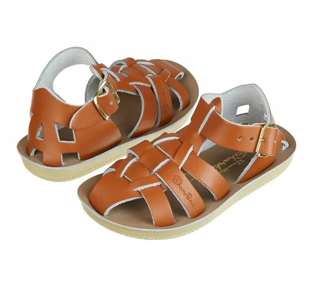 Saltwater Shark Sandal Child Tan