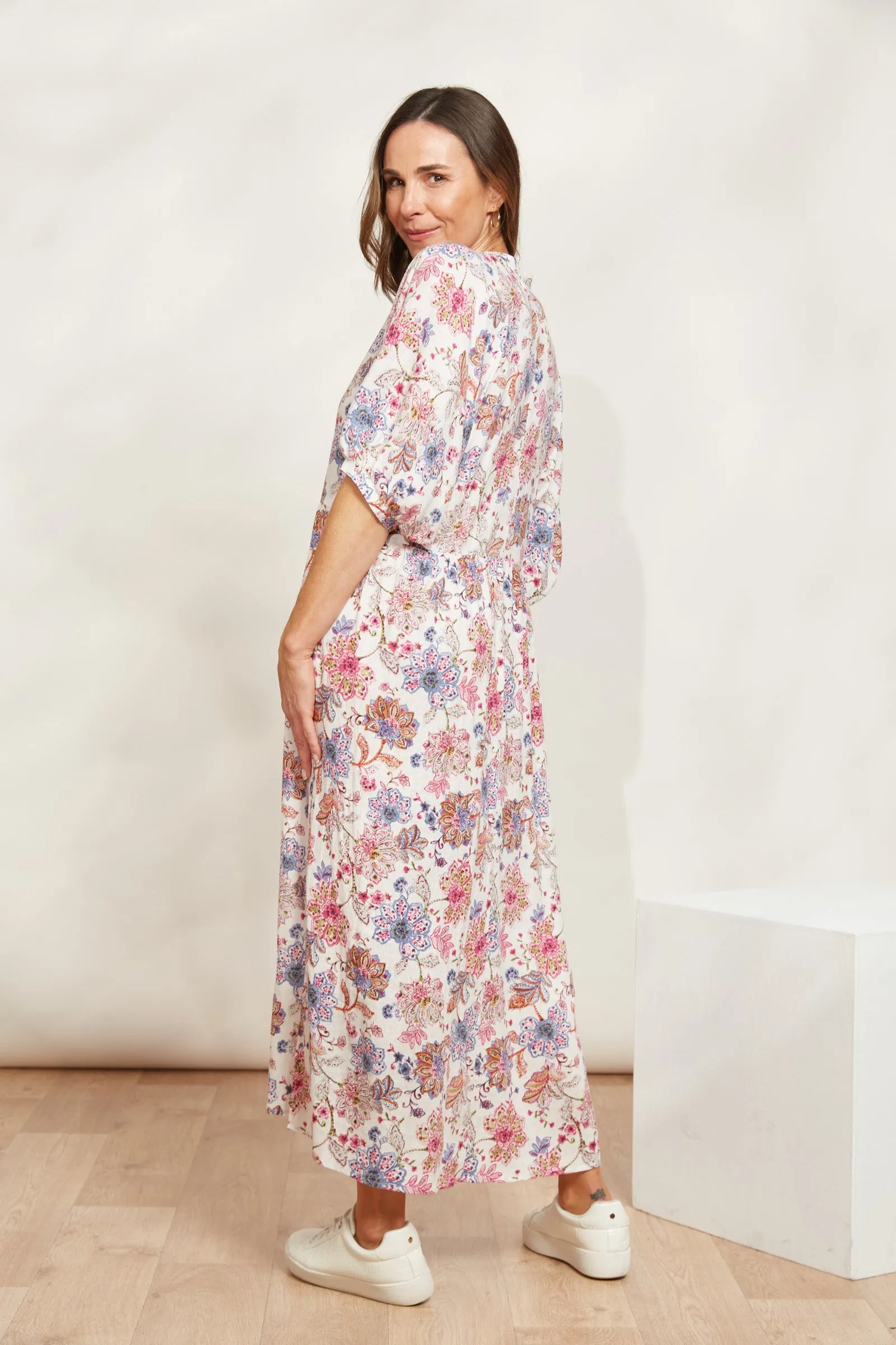 Seraphic Tie Dress - Paisley