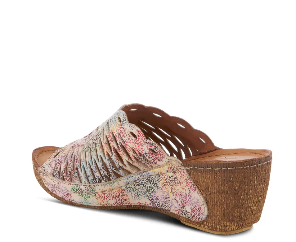 Spring Step JUSTINIE - BSHM Blush Multi Leather Sandals