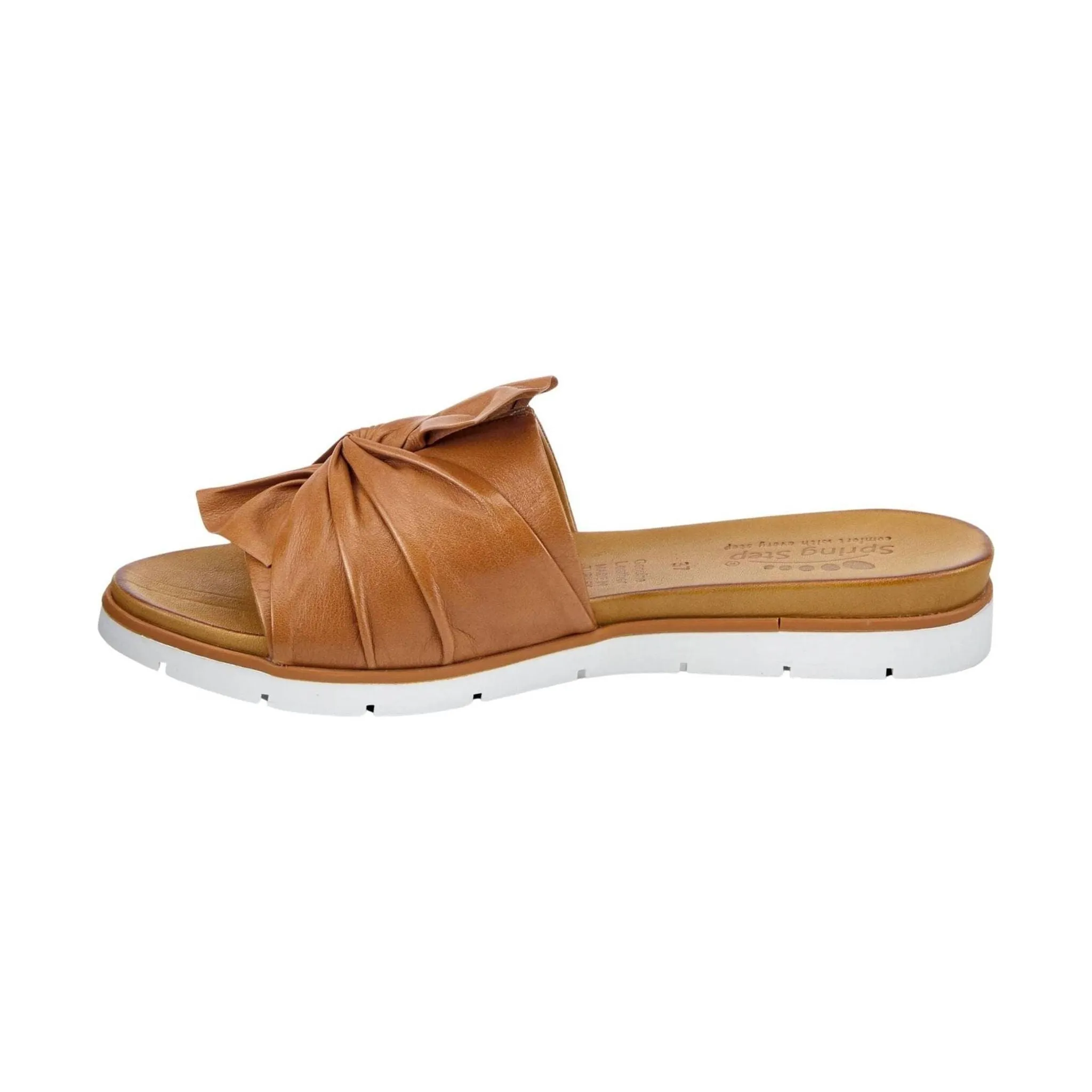 Spring Step Women's Lavona Slide Sandals - Camel