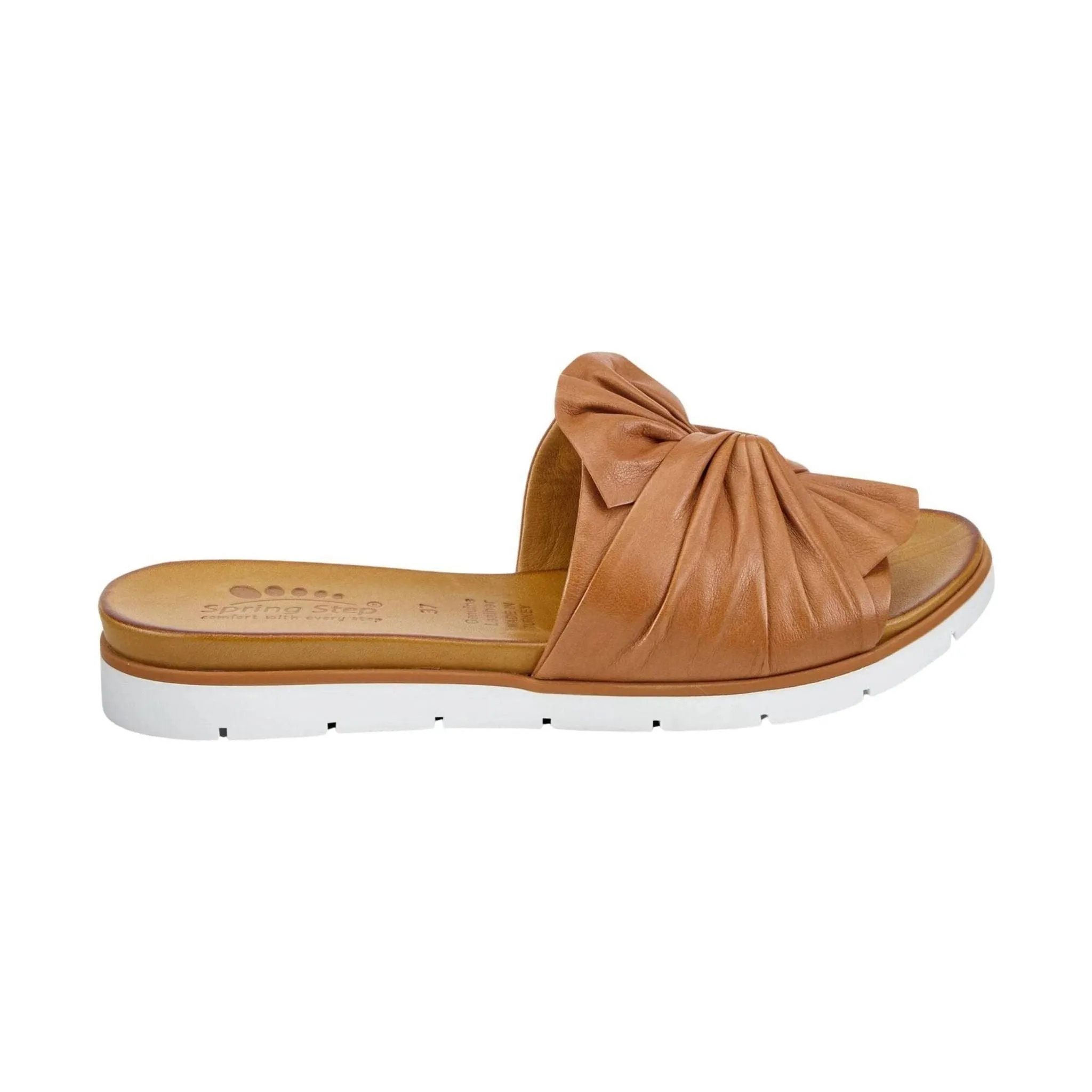 Spring Step Women's Lavona Slide Sandals - Camel