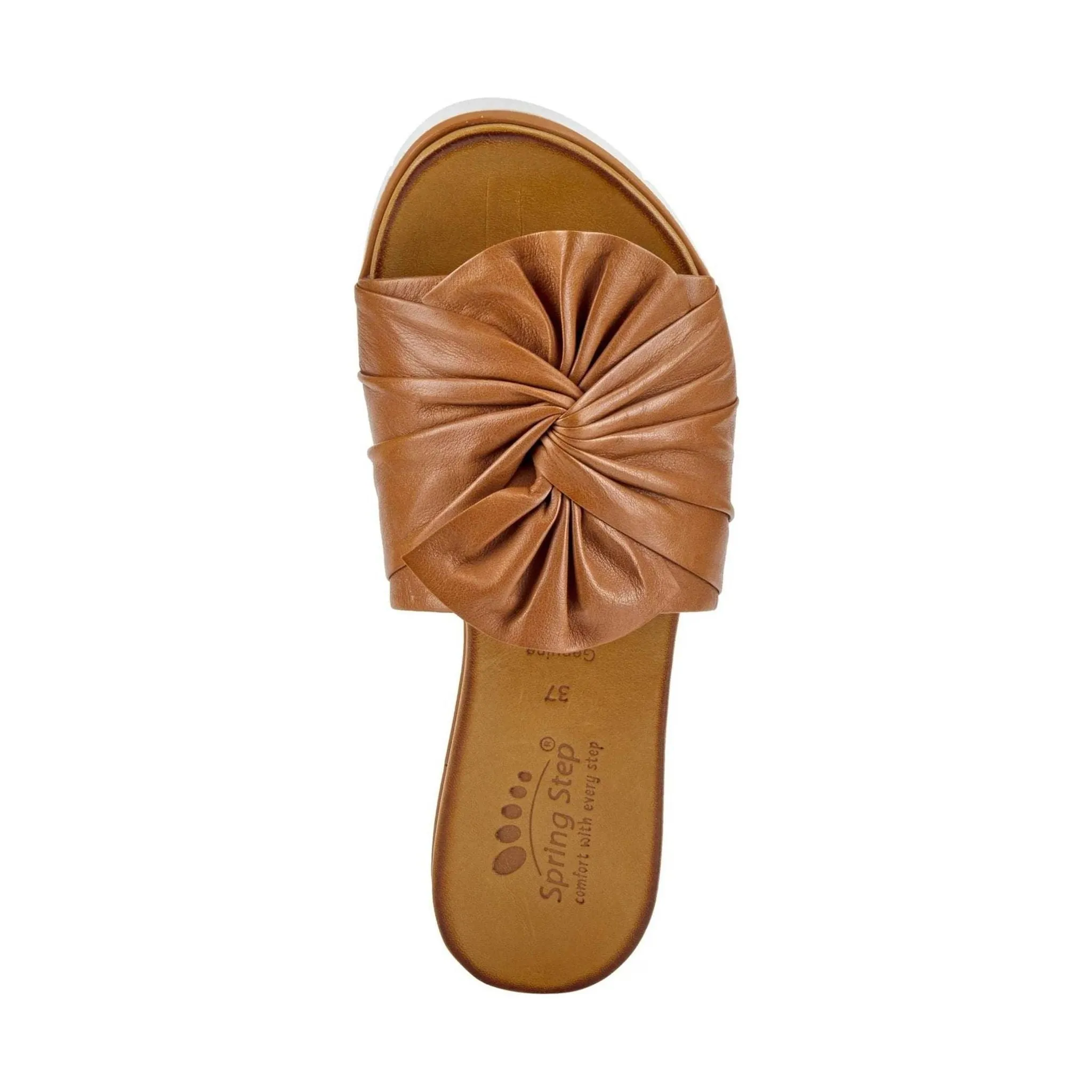 Spring Step Women's Lavona Slide Sandals - Camel