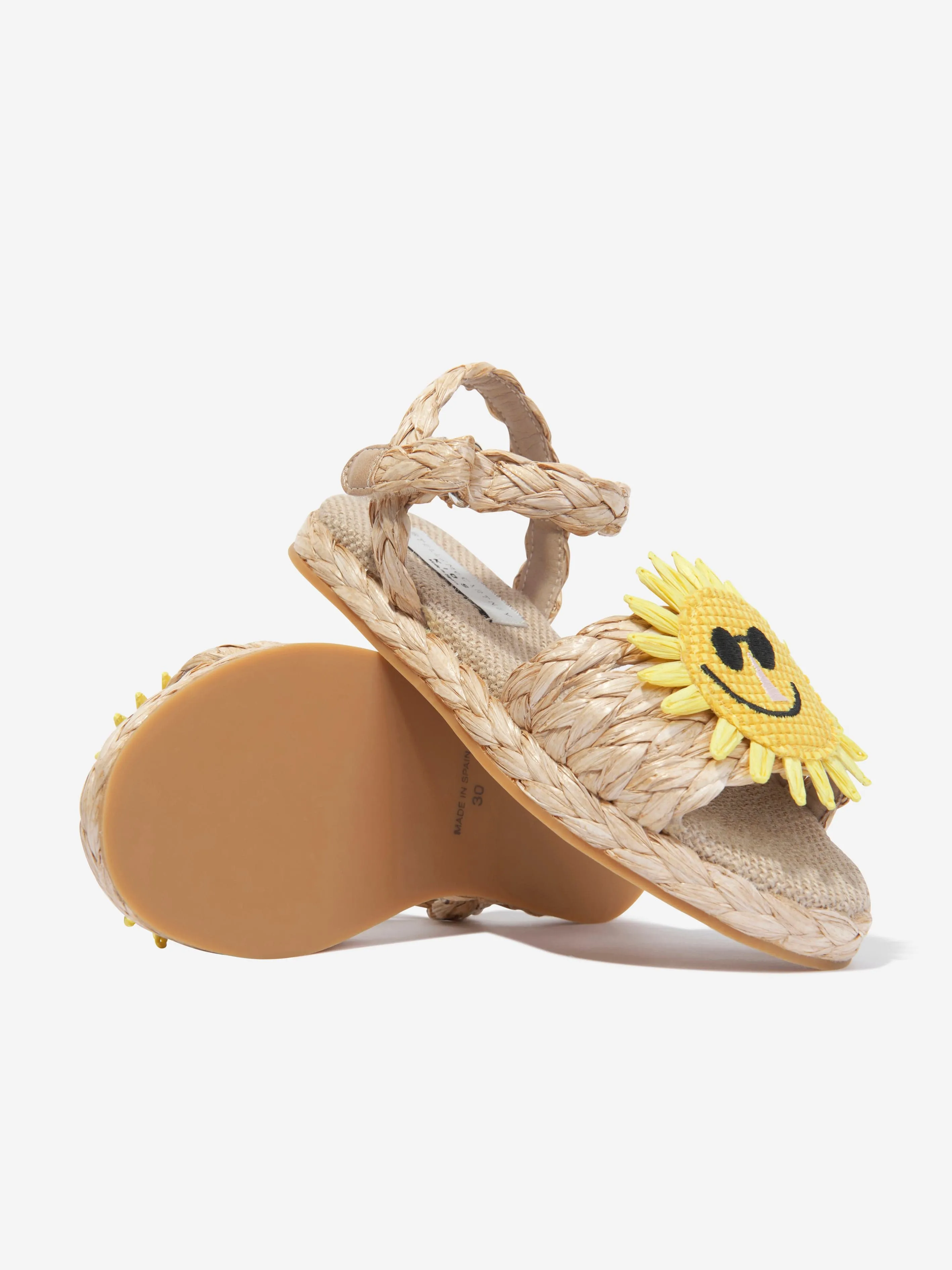 Stella McCartney Girls Sunshine Sandals in Beige