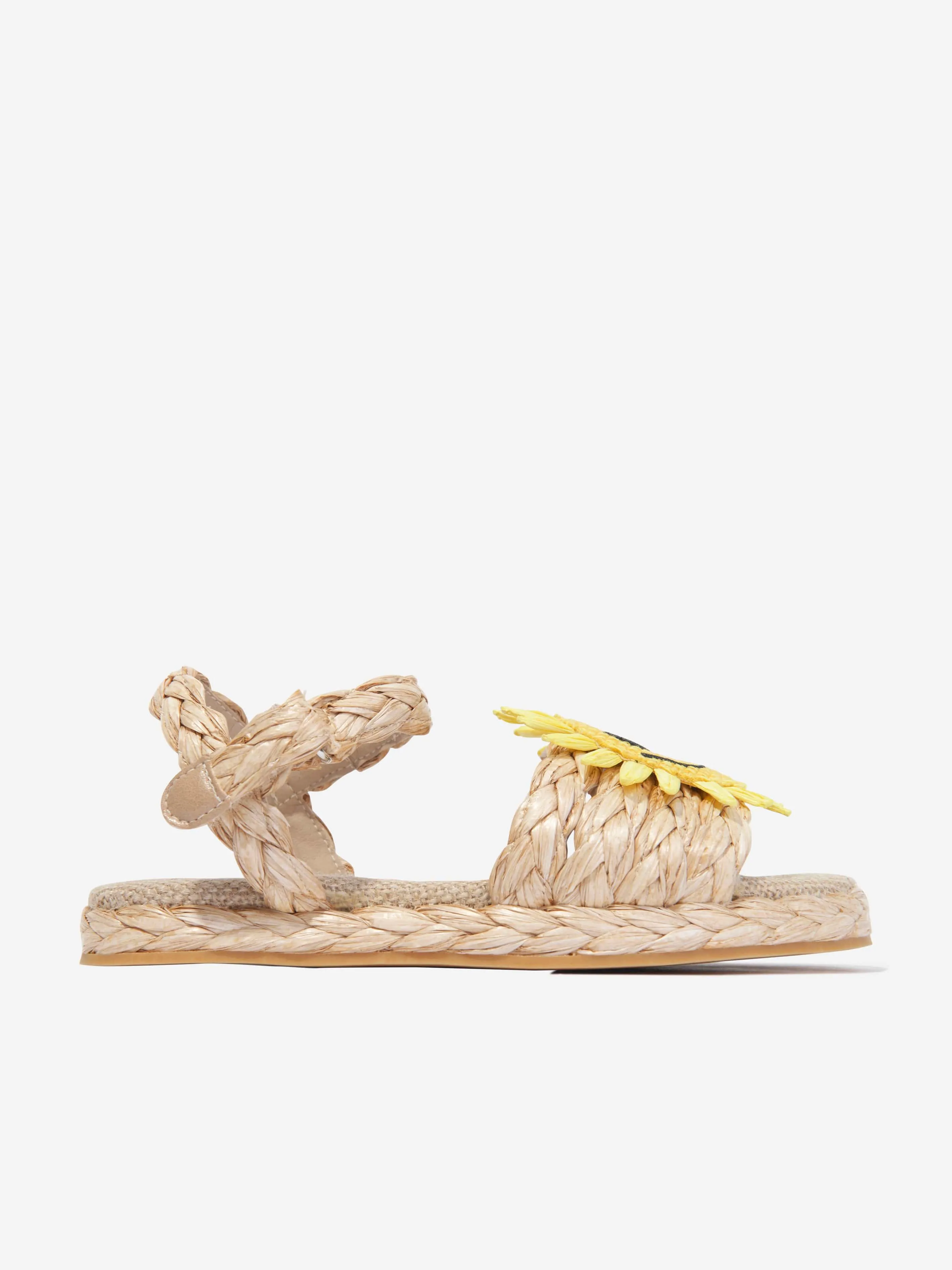 Stella McCartney Girls Sunshine Sandals in Beige