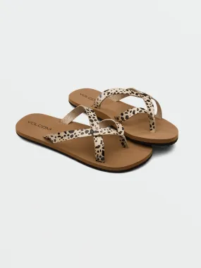 Stone 2 Step Sandals - Leopard