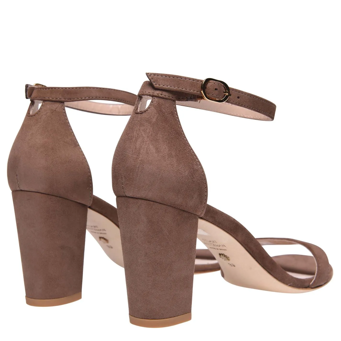 Stuart Weitzman Suede Heeled Sandals