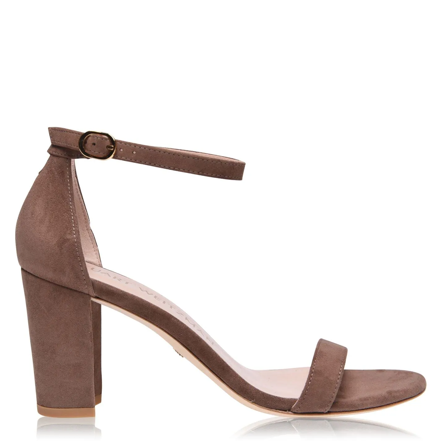 Stuart Weitzman Suede Heeled Sandals