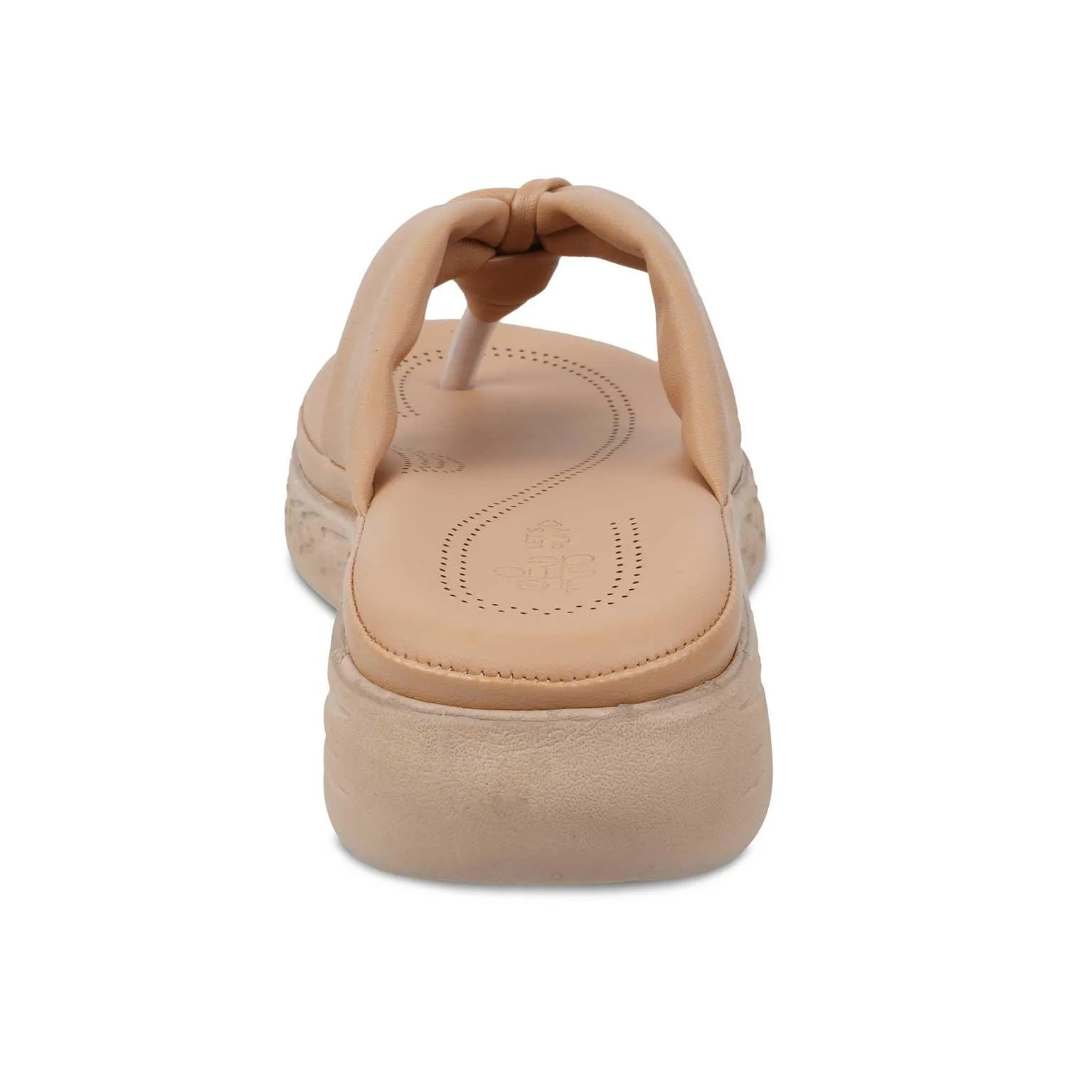 The Habi Beige Women's Casual Wedge Sandals Tresmode