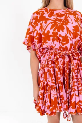 Tropical Treat Dress - Pink/Orange