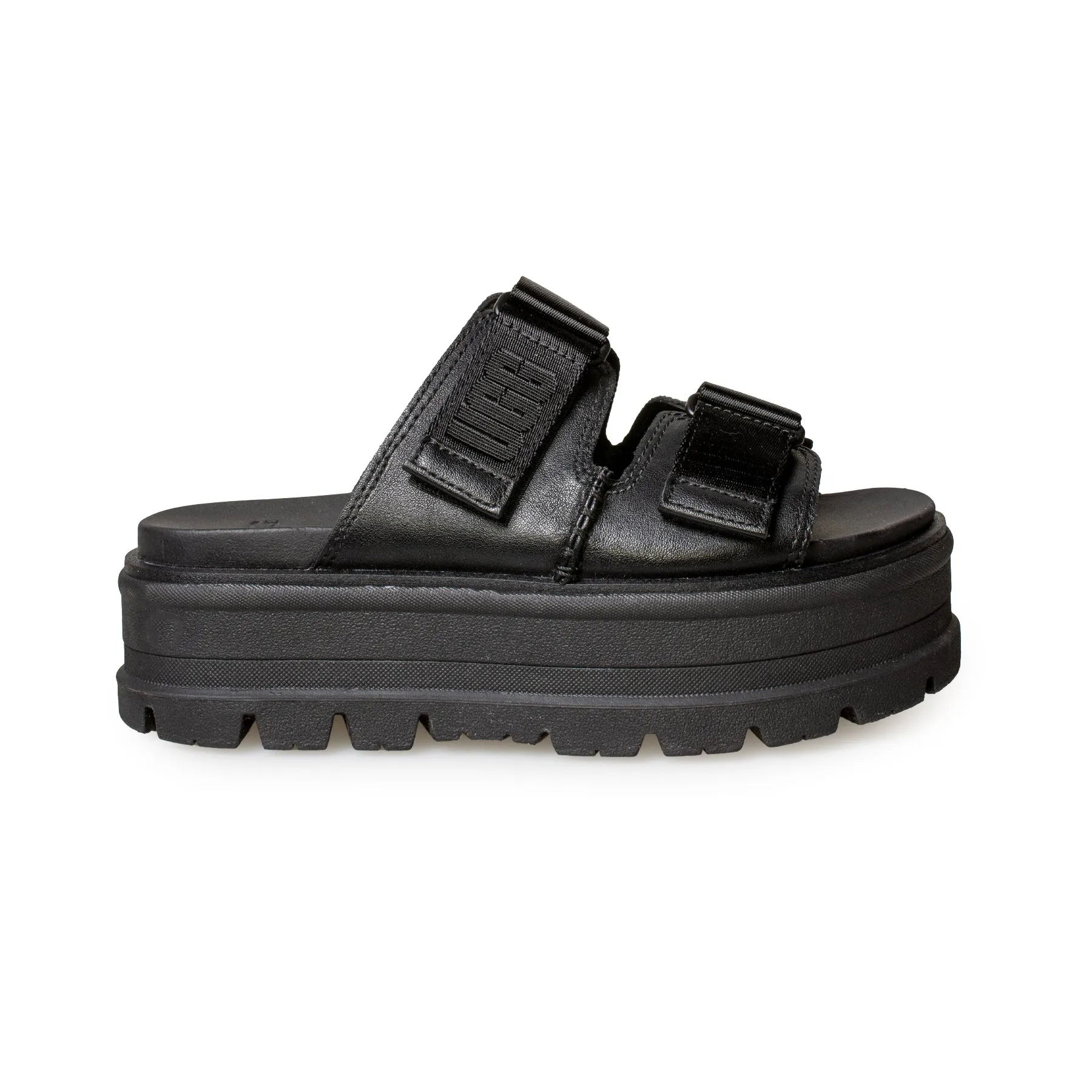 UGG Clem Black Sandals - Women's